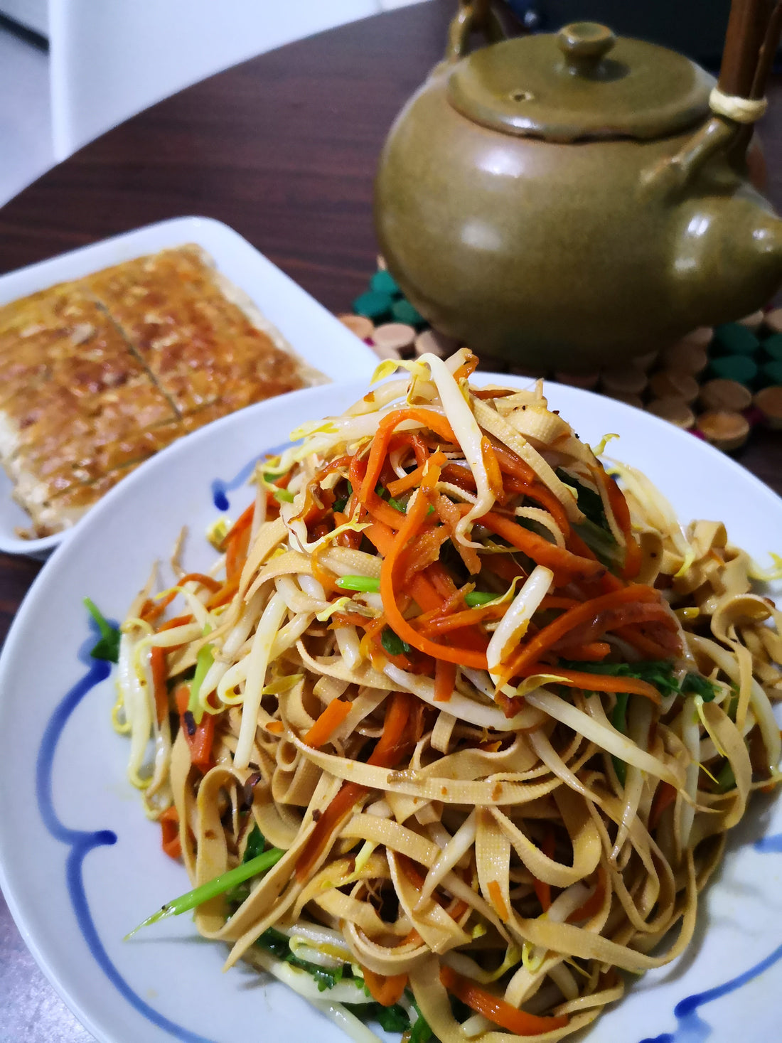 Low carb leather noodles