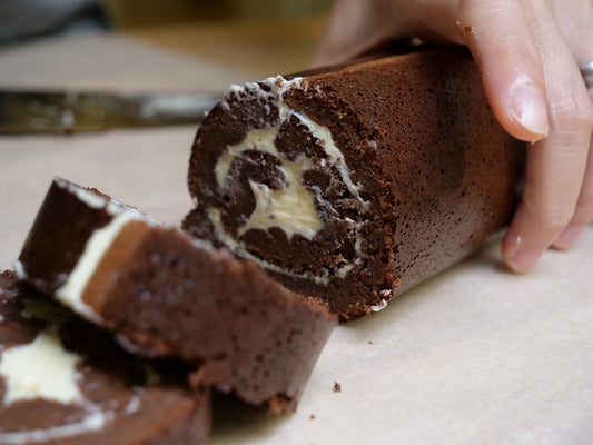 Keto Chocolate Cheese Roll