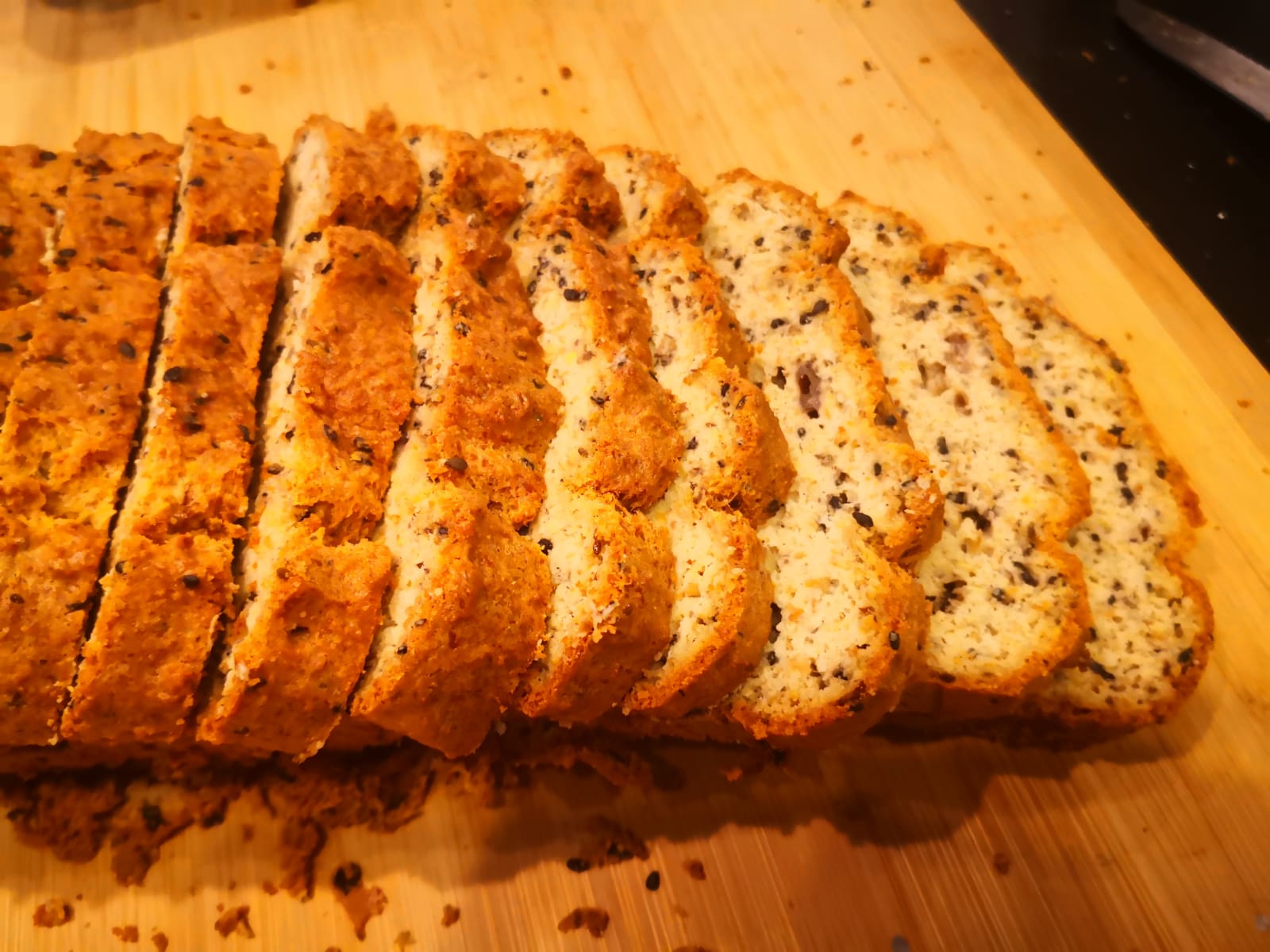 Chia and Sesame Keto Bread